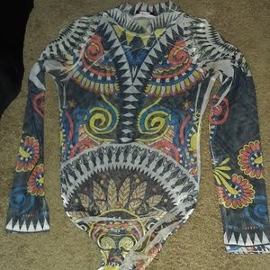 MULTI-COLORED BODYSUIT
